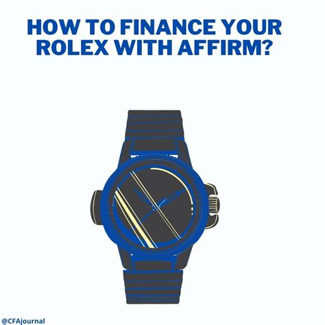 affirm Rolex financing